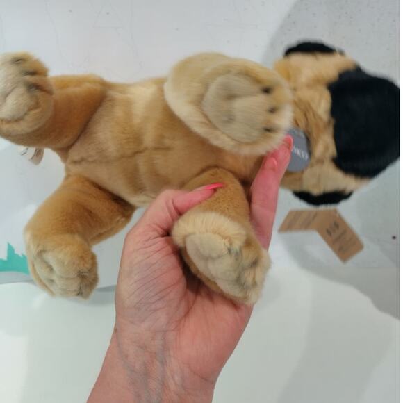 Demdaco PUG dog plushie and Sofra pug dog socks NEW w Tags - Picture 6 of 6